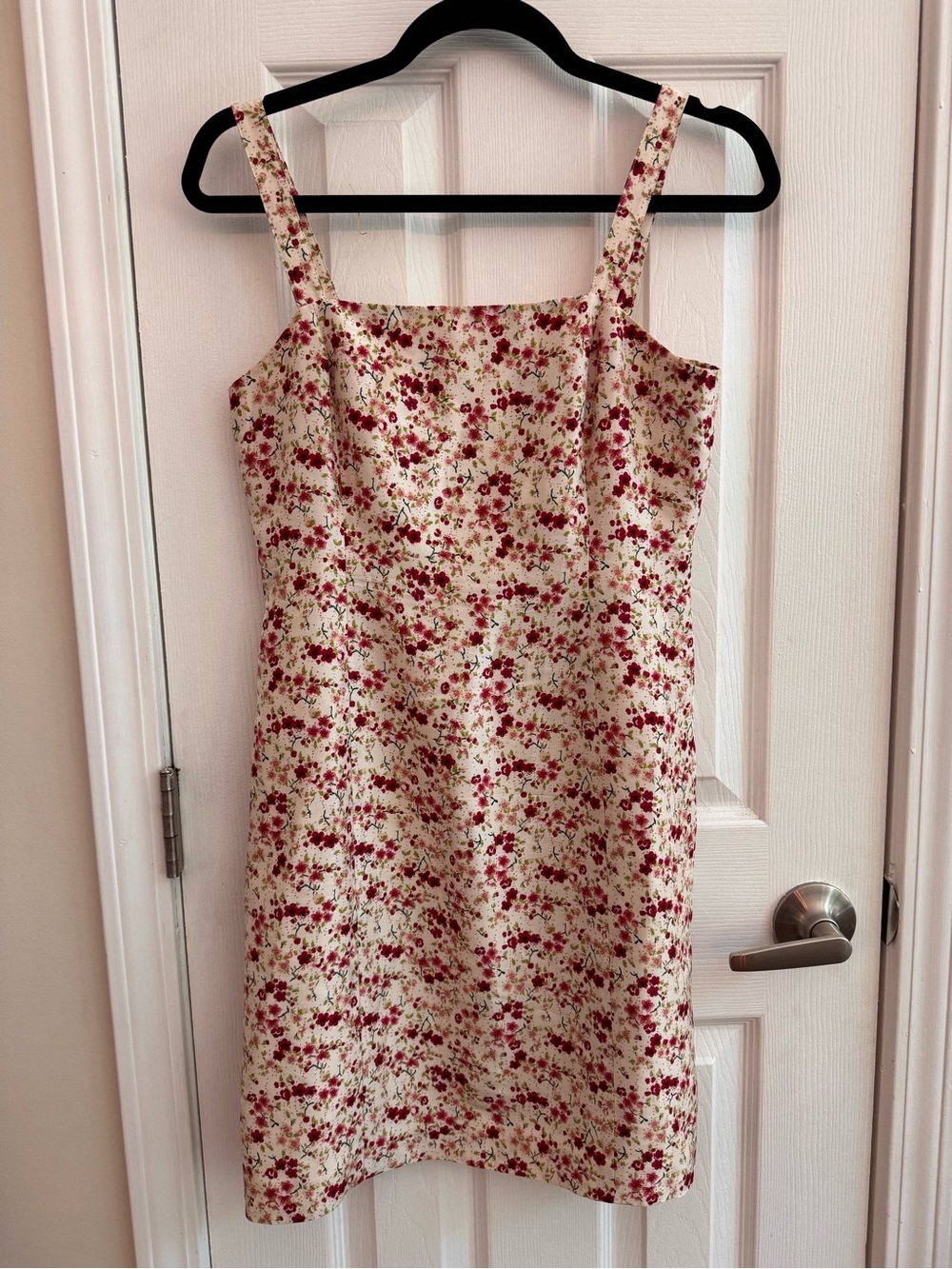ANN TAYLOR Vintage 100% Silk Floral Mini Dress Size 4P